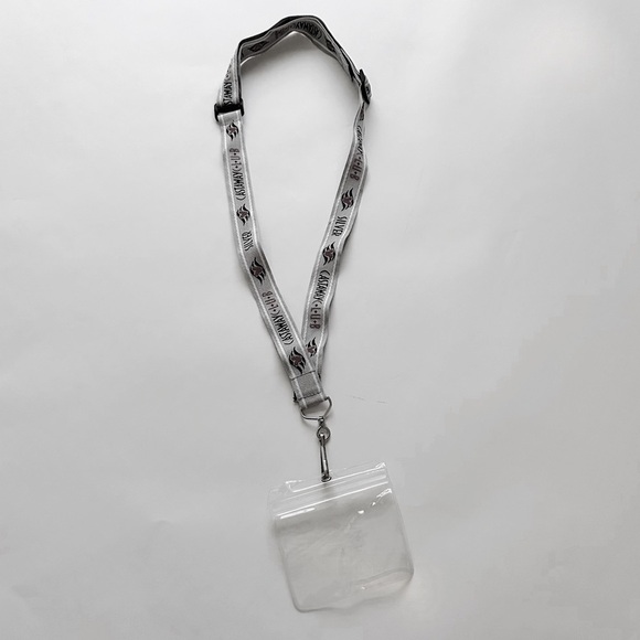 Disney Castaway Club Lanyard Silver Black White Authentic Cruise Line DCL - Picture 5 of 8